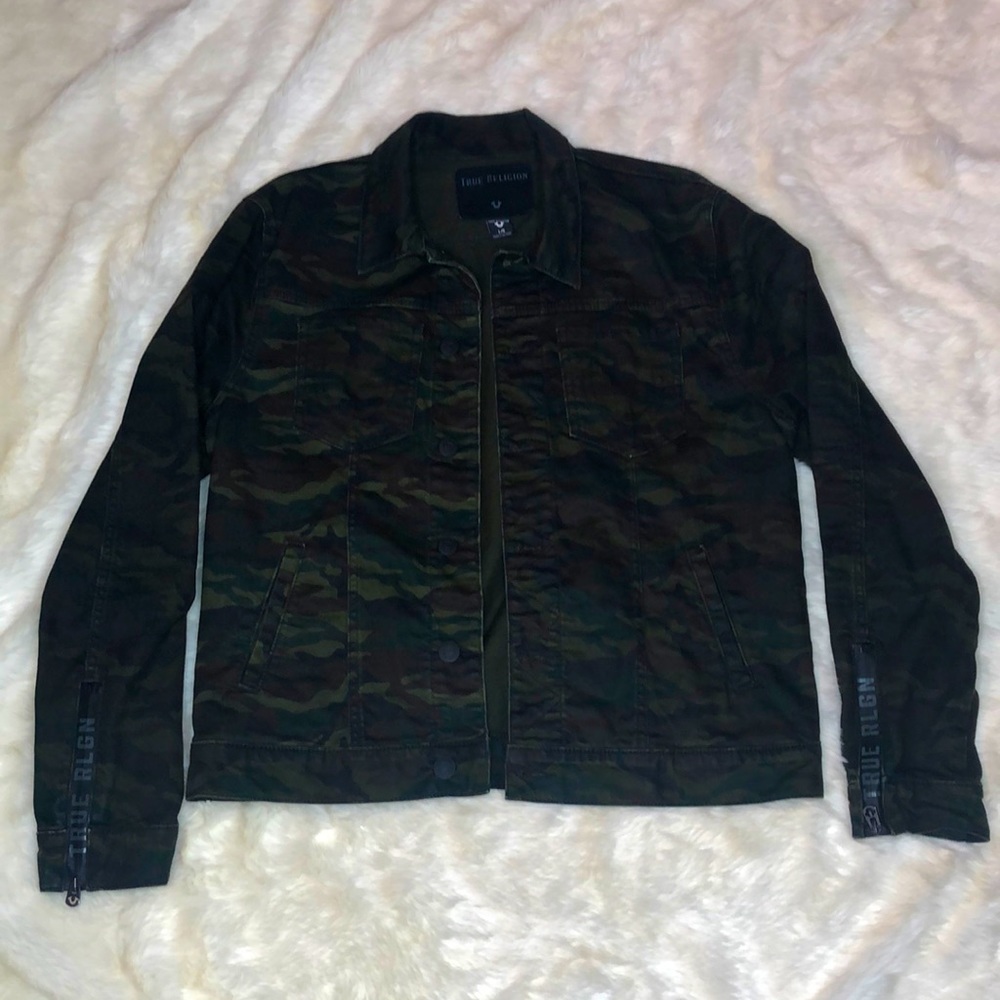 CAMO TRUE RELIGION JACKET Size Large